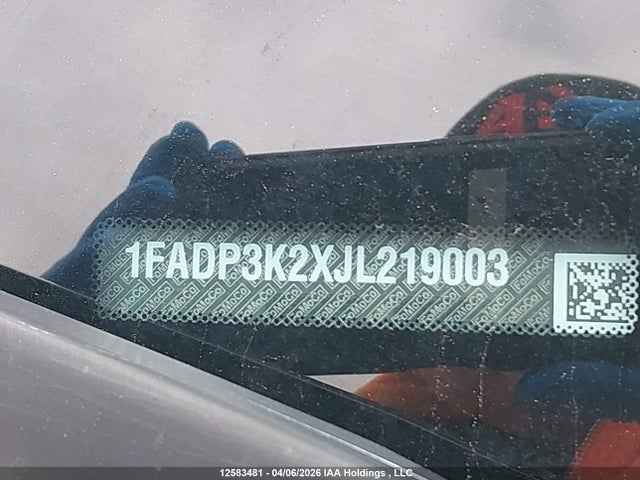 1FADP3K2XJL219003 Ford FOCUS SE