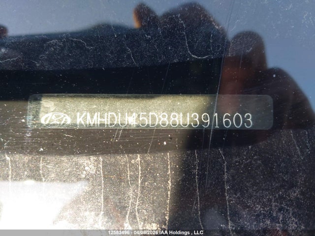 2008 Hyundai Elantra მანქანა იყიდება აუქციონზე, vin: KMHDU45D88U391603, აუქციონის ნომერი: 12583496