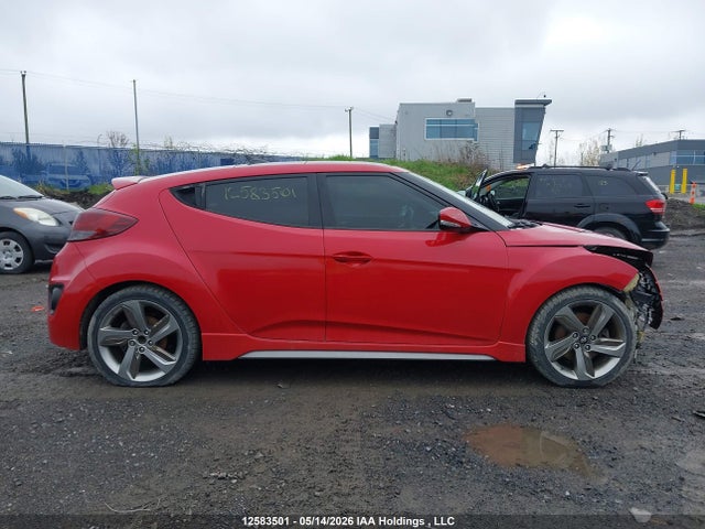 12583501 :رقم المزاد ، KMHTC6AE2EU185777 vin ، 2014 Hyundai Veloster Turbo مزاد بيع