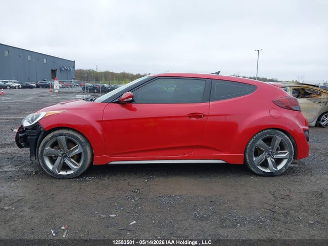 12583501 :رقم المزاد ، KMHTC6AE2EU185777 vin ، 2014 Hyundai Veloster Turbo مزاد بيع