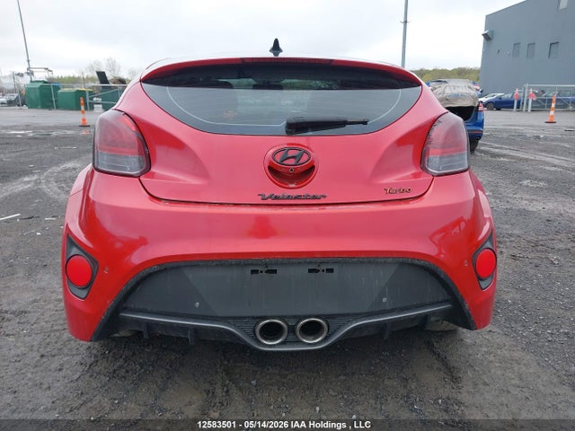 12583501 :رقم المزاد ، KMHTC6AE2EU185777 vin ، 2014 Hyundai Veloster Turbo مزاد بيع