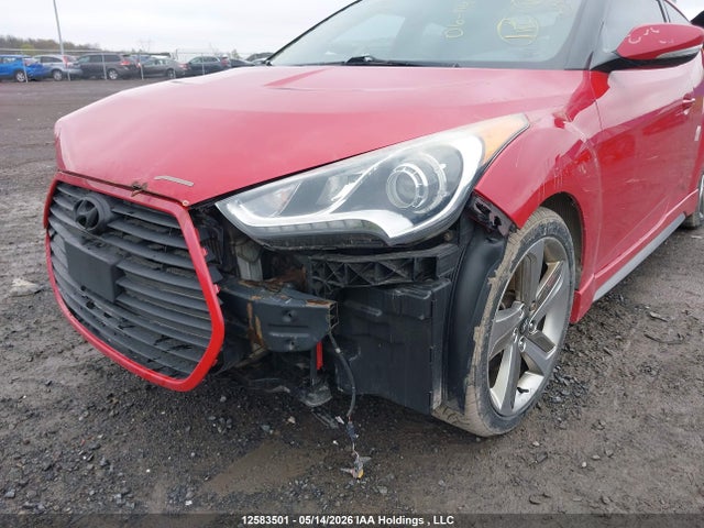 12583501 :رقم المزاد ، KMHTC6AE2EU185777 vin ، 2014 Hyundai Veloster Turbo مزاد بيع