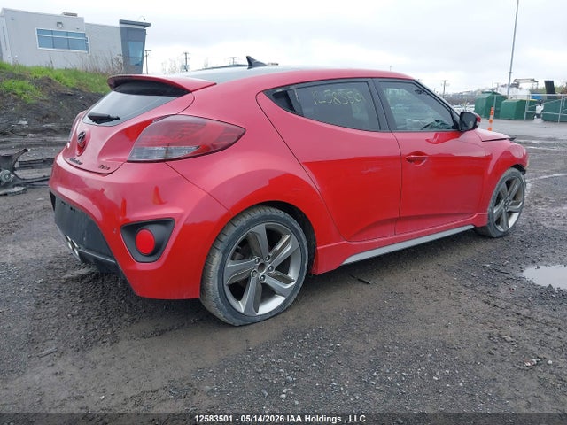 12583501 :رقم المزاد ، KMHTC6AE2EU185777 vin ، 2014 Hyundai Veloster Turbo مزاد بيع