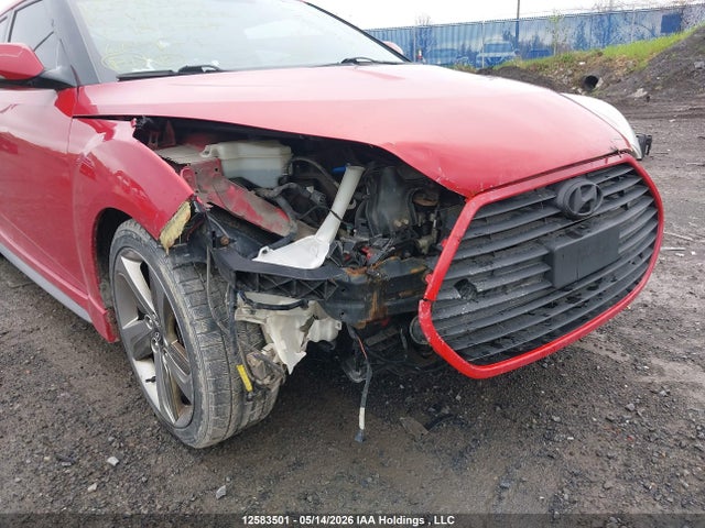 12583501 :رقم المزاد ، KMHTC6AE2EU185777 vin ، 2014 Hyundai Veloster Turbo مزاد بيع