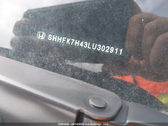 Aukcja sprzedaży 2020 Honda Civic Sport, vin: SHHFK7H43LU302911, numer aukcji: 12583548