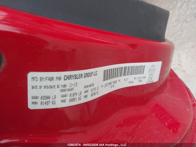 Fiat 500 SPORT 2014 3C3CFFBR0ET158699 Image 9