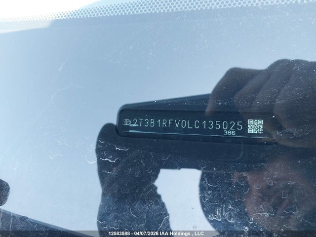 2020 Toyota Rav4 Le მანქანა იყიდება აუქციონზე, vin: 2T3B1RFV0LC135025, აუქციონის ნომერი: 12583588