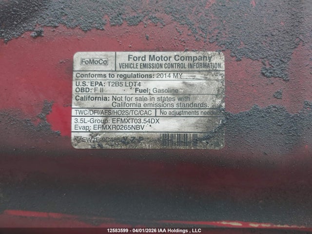 1FTFX1ET1EKG37795 Ford F-150 Xlt