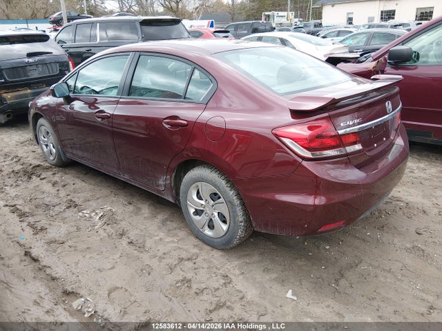 2015 Honda Civic Lx მანქანა იყიდება აუქციონზე, vin: 2HGFB2F47FH031942, აუქციონის ნომერი: 12583612