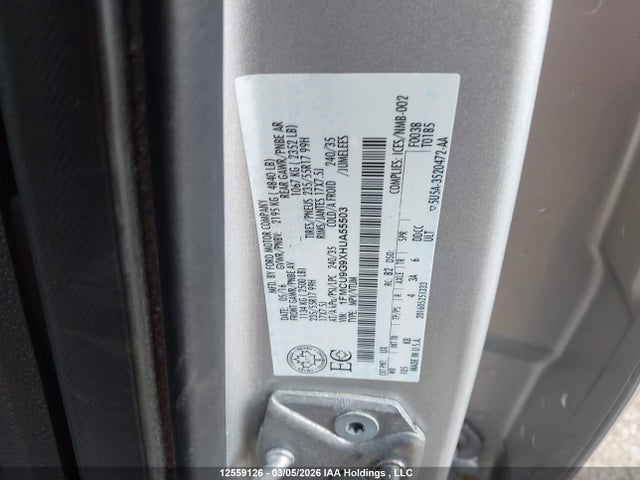 1FMCU9G9XHUA55503 Ford ESCAPE SE