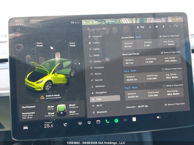 LRWYGDFD0PC902170 Tesla Model Y