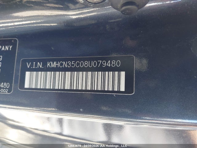 Продаж на аукціоні авто 2008 Hyundai Accent Gs, vin: KMHCN35C08U079480, номер лоту: 12583679