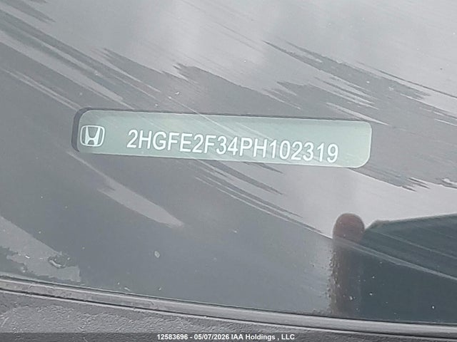 Honda Civic Ex 4dr 2023 2HGFE2F34PH102319 Image 9