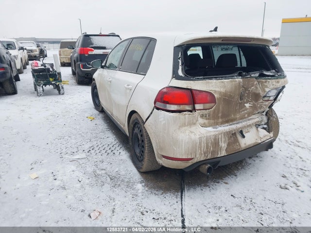 12583721 :رقم المزاد ، WVWGV7AJ1CW306884 vin ، 2012 Volkswagen Golf Gti 5-door مزاد بيع