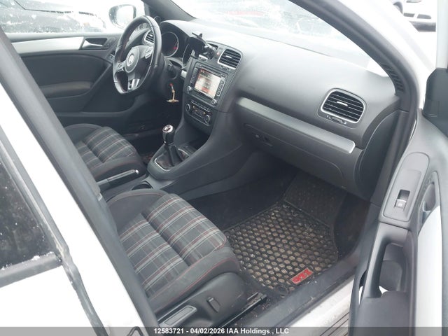 12583721 :رقم المزاد ، WVWGV7AJ1CW306884 vin ، 2012 Volkswagen Golf Gti 5-door مزاد بيع