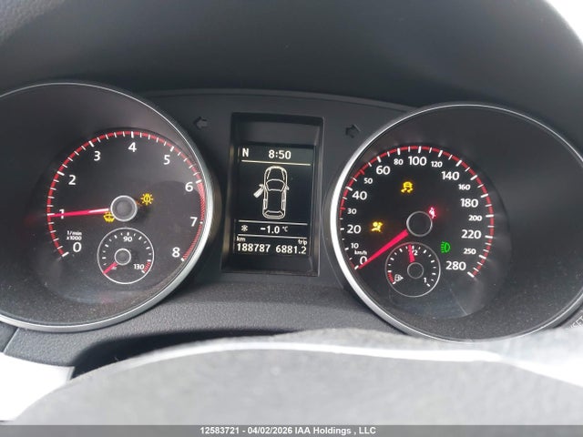 12583721 :رقم المزاد ، WVWGV7AJ1CW306884 vin ، 2012 Volkswagen Golf Gti 5-door مزاد بيع