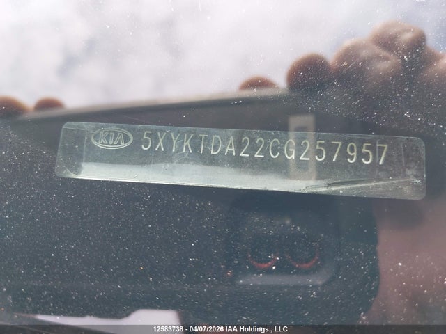 Aukcja sprzedaży 2012 Kia Sorento, vin: 5XYKTDA22CG257957, numer aukcji: 12583738