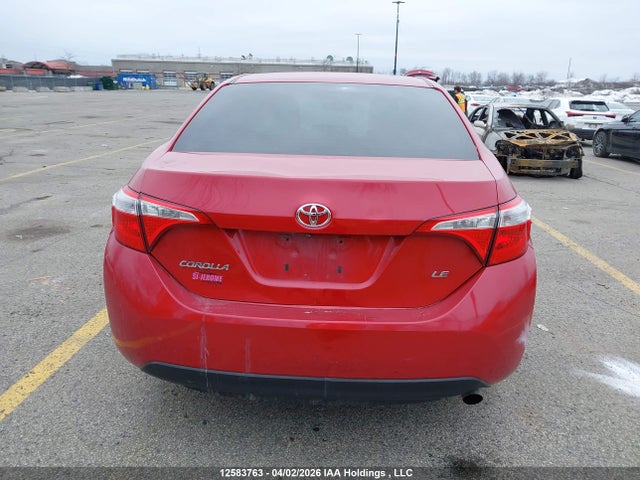 2016 Toyota Corolla Le მანქანა იყიდება აუქციონზე, vin: 2T1BURHE8GC497915, აუქციონის ნომერი: 12583763