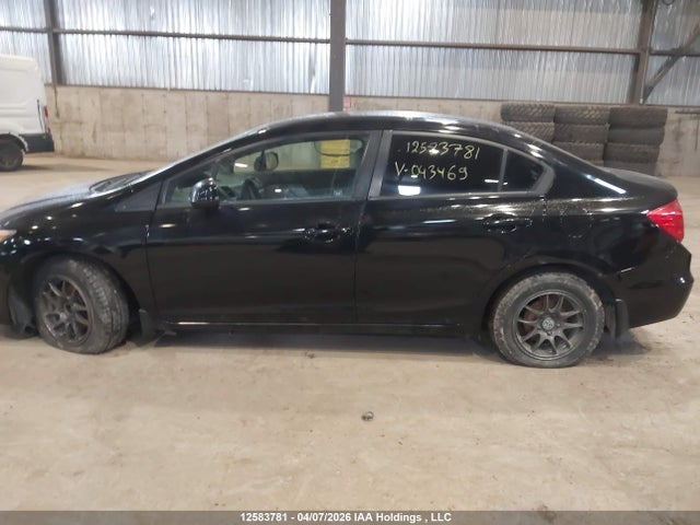 12583781 :رقم المزاد ، 2HGFB2F47CH043469 vin ، 2012 Honda Civic Lx مزاد بيع