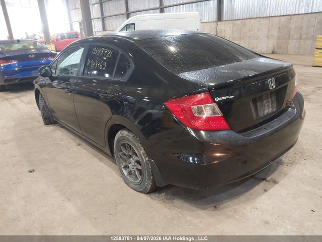 12583781 :رقم المزاد ، 2HGFB2F47CH043469 vin ، 2012 Honda Civic Lx مزاد بيع