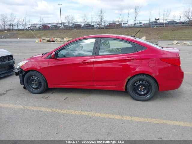 12583787 :رقم المزاد ، KMHCT4AEXGU974878 vin ، 2016 Hyundai Accent Gl مزاد بيع