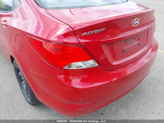 12583787 :رقم المزاد ، KMHCT4AEXGU974878 vin ، 2016 Hyundai Accent Gl مزاد بيع