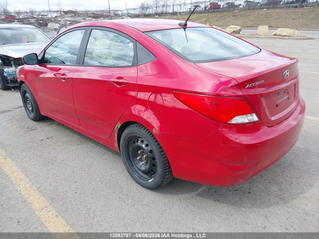 12583787 :رقم المزاد ، KMHCT4AEXGU974878 vin ، 2016 Hyundai Accent Gl مزاد بيع