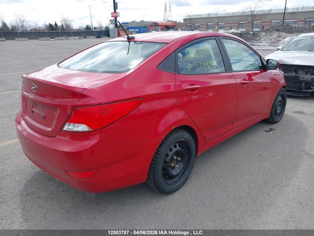 12583787 :رقم المزاد ، KMHCT4AEXGU974878 vin ، 2016 Hyundai Accent Gl مزاد بيع