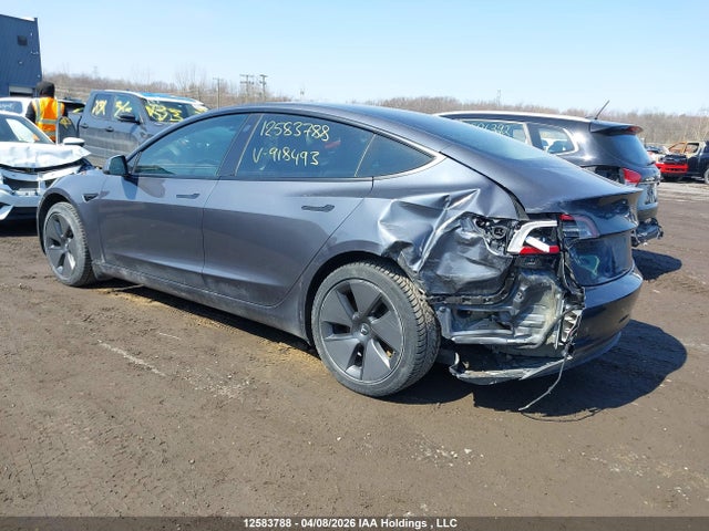 Aukcja sprzedaży 2021 Tesla Model 3 Standard Range/standard Range Plus, vin: 5YJ3E1EA6MF918493, numer aukcji: 12583788