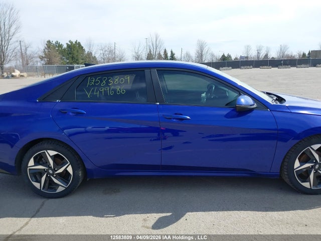 2023 Hyundai Elantra Luxury Ivt მანქანა იყიდება აუქციონზე, vin: KMHLN4AG9PU499686, აუქციონის ნომერი: 12583809