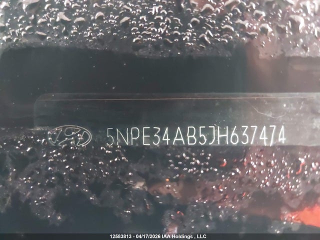 5NPE34AB5JH637474 Hyundai Sonata Sport/limited/sel