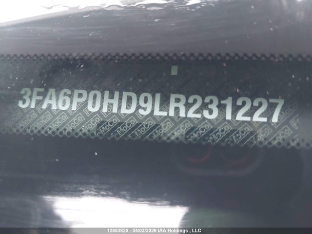 12583825 :رقم المزاد ، 3FA6P0HD9LR231227 vin ، 2020 Ford Fusion Se مزاد بيع