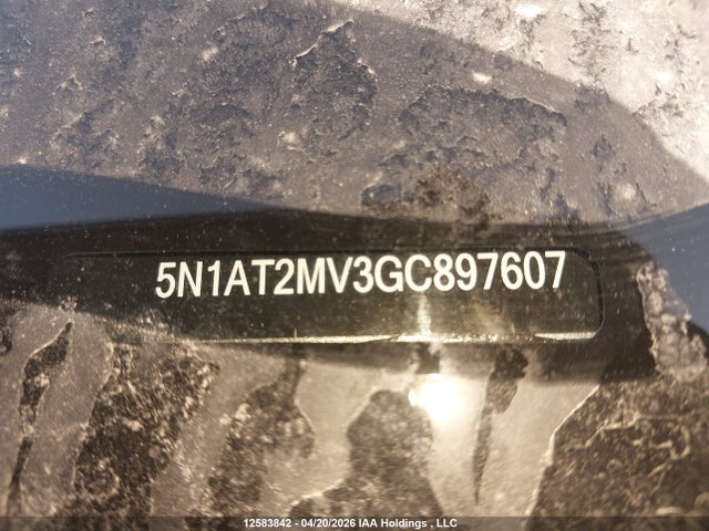 5N1AT2MV3GC897607 Nissan Rogue S/sl Premium/sv