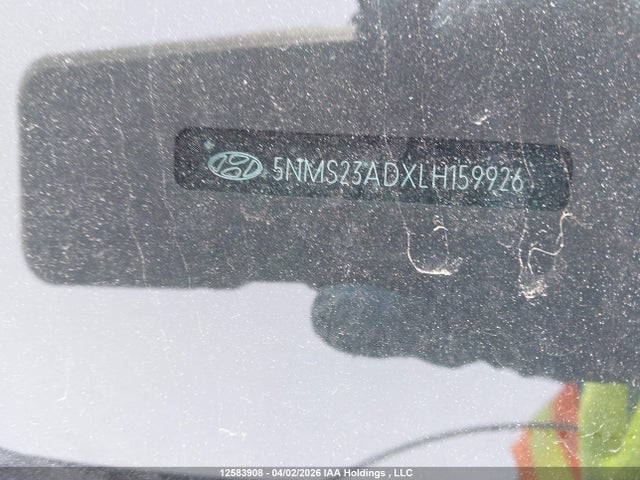 5NMS23ADXLH159926 Hyundai Santa Fe Se
