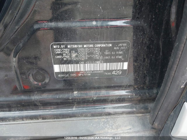 JA4JZ4AXXJZ600691 Mitsubishi OUTLANDER GT