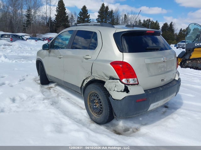 2015 Chevrolet Trax 2lt მანქანა იყიდება აუქციონზე, vin: 3GNCJMSB9FL231613, აუქციონის ნომერი: 12583931