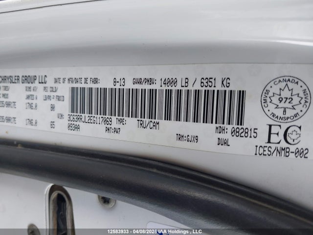 3C63RRJL2EG117069 RAM 3500 Laramie