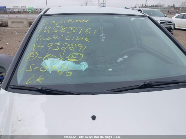 Aukcja sprzedaży 2004 Honda Civic Sdn, vin: 2HGES16324H932291, numer aukcji: 12583961
