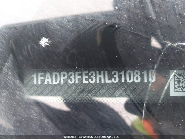 Ford FOCUS SE 2017 1FADP3FE3HL310810 Image 9
