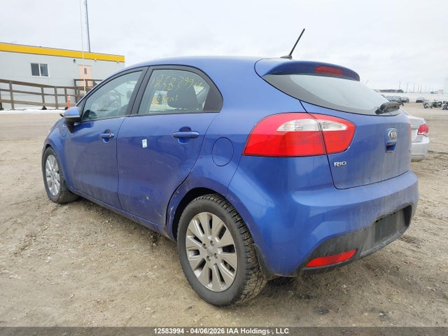 2014 Kia Rio Ex მანქანა იყიდება აუქციონზე, vin: KNADN5A37E6903126, აუქციონის ნომერი: 12583994
