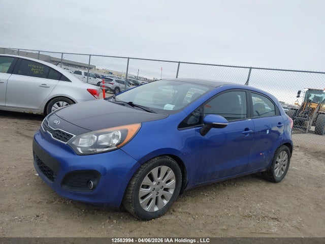 2014 Kia Rio Ex მანქანა იყიდება აუქციონზე, vin: KNADN5A37E6903126, აუქციონის ნომერი: 12583994