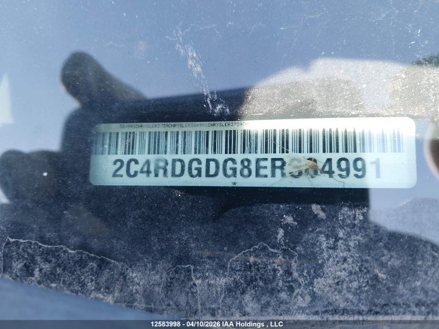 12583998 :رقم المزاد ، 2C4RDGDG8ER384991 vin ، 2014 Dodge Grand Caravan Crew مزاد بيع