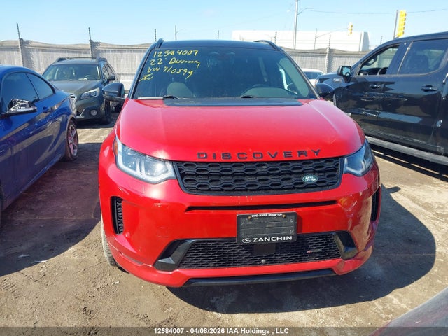SALCL2FX3NH910599 Land Rover Discovery Sport Se R-dynamic