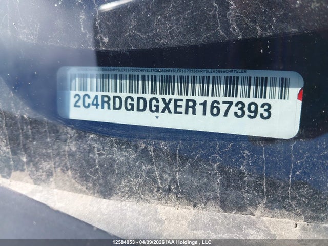 Продажа на аукционе авто 2014 Dodge Grand Caravan Crew, vin: 2C4RDGDGXER167393, номер лота: 12584053