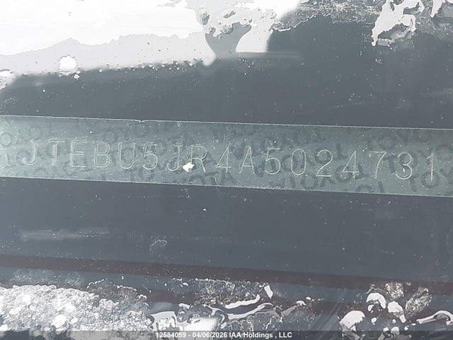 12584059 :رقم المزاد ، JTEBU5JR4A5024731 vin ، 2010 Toyota 4runner Sr5/limited/trail مزاد بيع