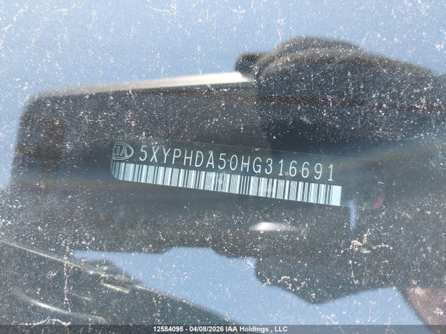 5XYPHDA50HG316691 KIA Sorento