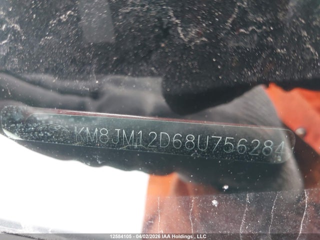 Aukcja sprzedaży 2008 Hyundai Tucson, vin: KM8JM12D68U756284, numer aukcji: 12584105