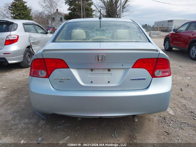 Aukcja sprzedaży 2007 Honda Civic Hybrid, vin: JHMFA362X7S801355, numer aukcji: 12584119