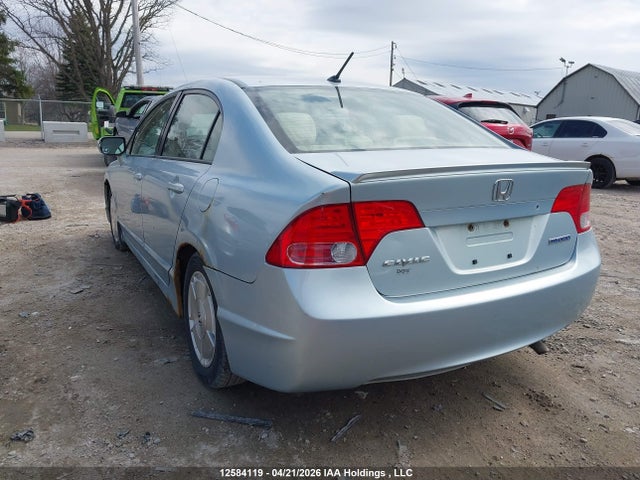 Aukcja sprzedaży 2007 Honda Civic Hybrid, vin: JHMFA362X7S801355, numer aukcji: 12584119