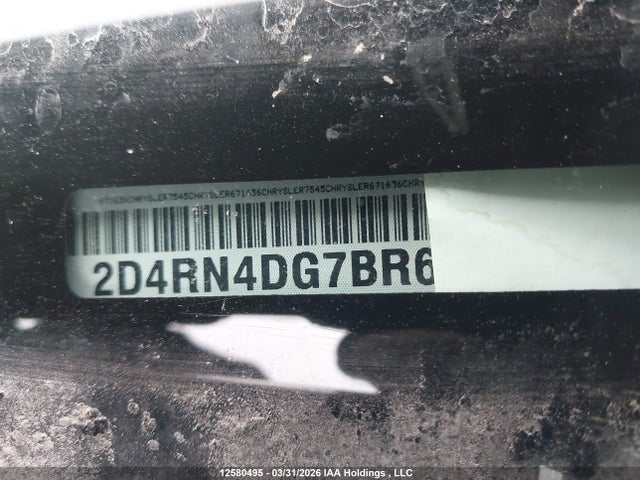 Aukcja sprzedaży 2011 Dodge Grand Caravan Se/sxt, vin: 2D4RN4DG7BR671636, numer aukcji: 12580495